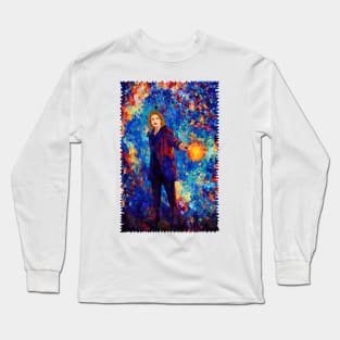 Beautiful 13th doctor abstract art Long Sleeve T-Shirt